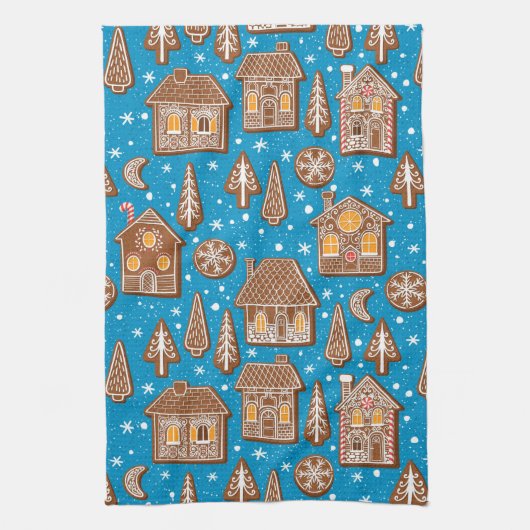 Cookie-Stadt Geschirrtuch (Vertikal)