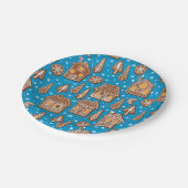 Cookie-Stadt Pappteller (Schrägansicht)