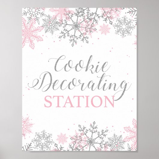 Cookie-Station Winter Onederland Poster (Vorne)
