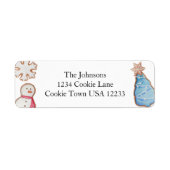 Cookie-Swap-Adressetikett (Vorne)