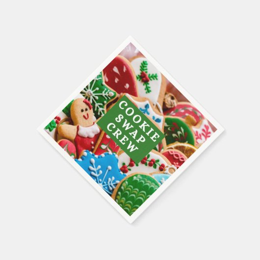 Cookie Swap Crew Napkin Serviette (Ecke)