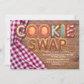 Cookie Swap Einladung (Vorderseite)