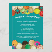 Cookie Swap-Exchange-Party Einladung (Vorne/Hinten)