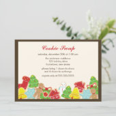 Cookie Swap-Party Einladung (Stehend Vorderseite)