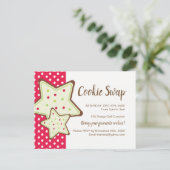 Cookie Swap Party Postkarten (Stehend Vorderseite)