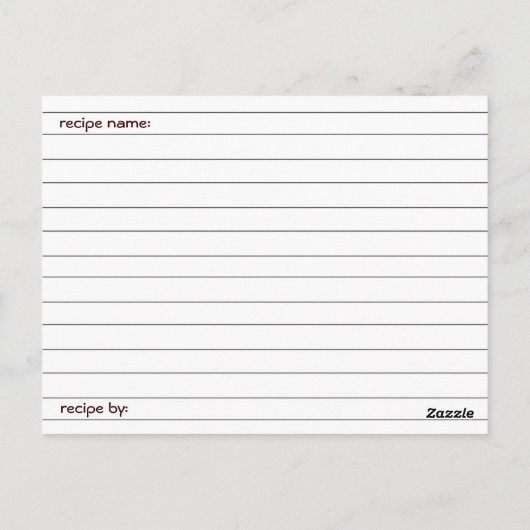 Cookie Swap-Rezeptionskarten Postkarte (Rückseite)