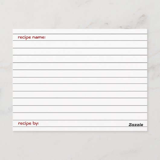 Cookie Swap-Rezeptionskarten Postkarte (Rückseite)