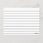 "Cookie Swap!" Rezeptkarten Postkarte (Rückseite)