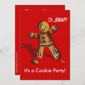 Cookie Swap Weihnachts-Party Einladung (Vorne/Hinten)