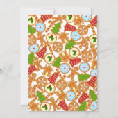 Cookie Swap Weihnachts-Party Einladung (Rückseite)