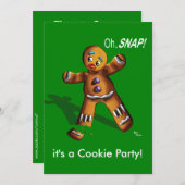 Cookie Swap Weihnachts-Party Einladung (Vorne/Hinten)