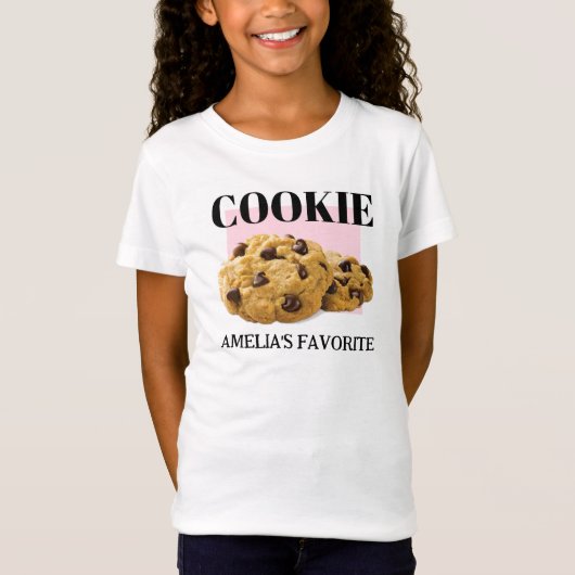 Cookie T - Shirt, Personalisierter T - Shirt für K (Vorderseite)