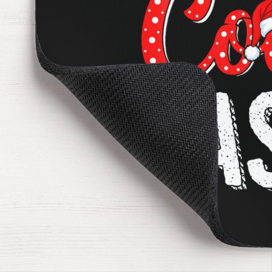 Cookie Taster Cookie Christmas Matching Couple Mousepad (Ecke)