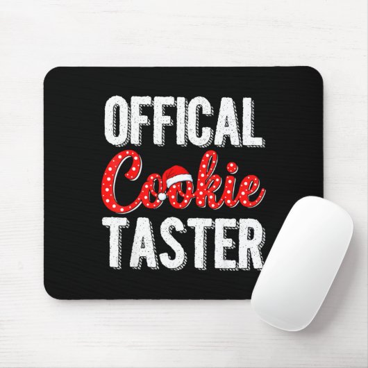 Cookie Taster Cookie Christmas Matching Couple  Mousepad (Mit Mouse)