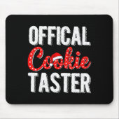 Cookie Taster Cookie Christmas Matching Couple Mousepad (Vorne)