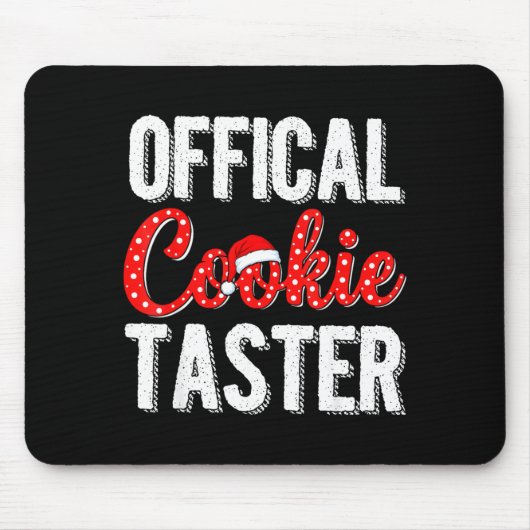 Cookie Taster Cookie Christmas Matching Couple Mousepad (Vorne)