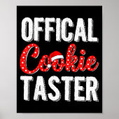 Cookie Taster Cookie Christmas Matching Couple Poster (Vorne)