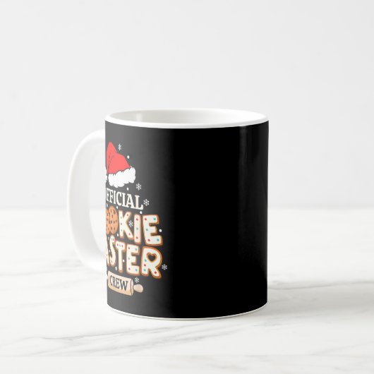 Cookie Taster Crew, Funny Christmas Baking Team  Kaffeetasse (Vorderseite Links)