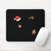 Cookie Tester &amp; Cookie Baker Funny Christmas C Mousepad (Mit Mouse)