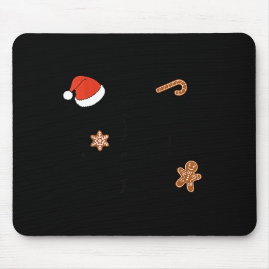 Cookie Tester &amp; Cookie Baker Funny Christmas C Mousepad (Vorne)