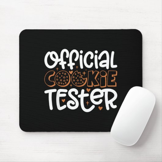 Cookie Tester Christmas Bakers Kids Toddler Xmas Mousepad (Mit Mouse)