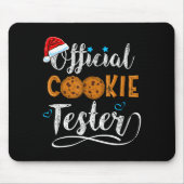Cookie Tester Christmas Baking Team  Mousepad (Vorne)