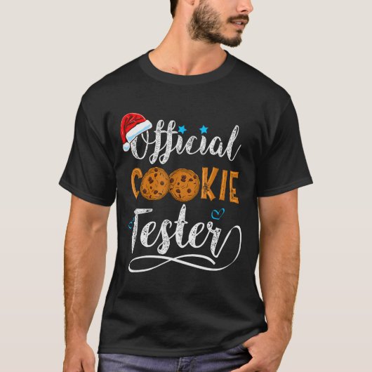 Cookie Tester Christmas Baking Team T-Shirt (Vorderseite)