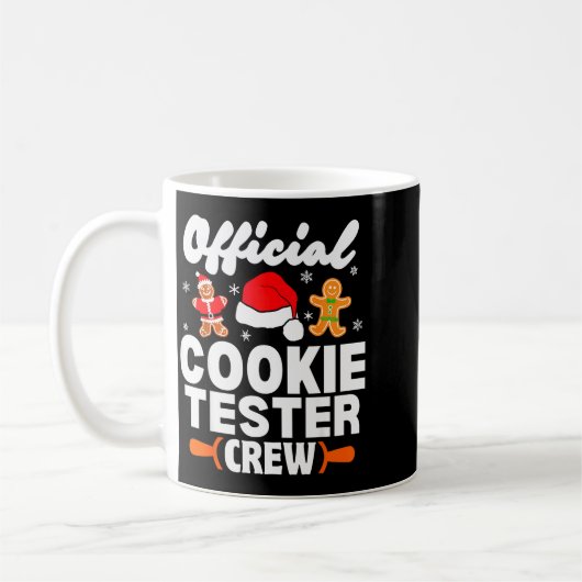 Cookie Tester Crew Christmas Baking Xmas Pajamas  Kaffeetasse (Links)