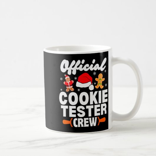 Cookie Tester Crew Christmas Baking Xmas Pajamas Kaffeetasse (Rechts)