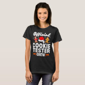 Cookie Tester Crew Christmas Baking Xmas Pajamas  T-Shirt (Vorne ganz)
