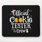 Cookie Tester Crew Family Baking Team Christmas  Mousepad (Vorne)
