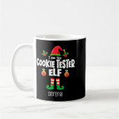 Cookie Tester Elf Family Matching Christmas Name Kaffeetasse (Links)
