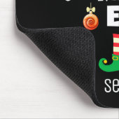 Cookie Tester Elf Family Matching Christmas Name Mousepad (Ecke)