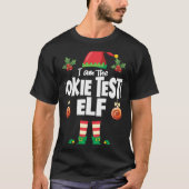 Cookie Tester Elf Family Matching Christmas Name T T-Shirt (Vorderseite)