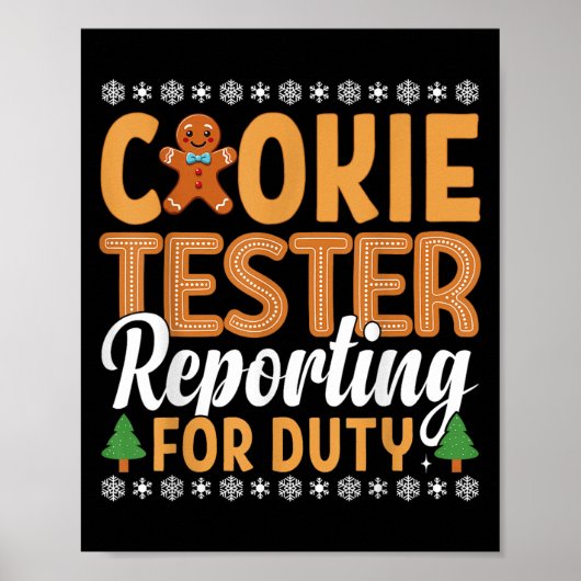Cookie Tester für die Pflicht Poster (Vorne)