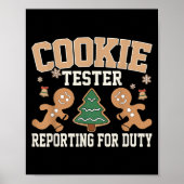 Cookie Tester für Duty Funny Christmas Xma Poster (Vorne)