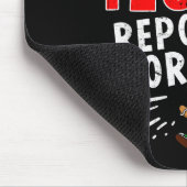 Cookie-Tester-Rentner-Pflicht Lustiger Ehemann Wei Mousepad (Ecke)