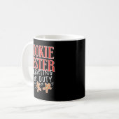 Cookie Tester Reporting Duty Funny Weihnachten Xma Kaffeetasse (Vorderseite Links)
