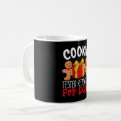 Cookie Tester Reporting für Duty Funny Weihnachten Kaffeetasse (Vorderseite Links)