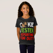 Cookie Tester Reporting für Duty Niedlich Christma T-Shirt (Vorne ganz)