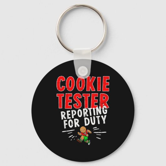 Cookie-Tester-Returning-Pflicht Lustiger Ehemann W Schlüsselanhänger (Vorderseite)