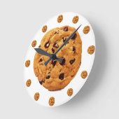Cookie Time Clock Runde Wanduhr (Winkel)