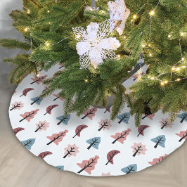 Cookie Tree Muster Pastel Holiday Polyester Weihnachtsbaumdecke