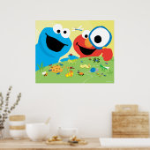 Cookie und Elmo suchen nach Bugs Poster (Küche)