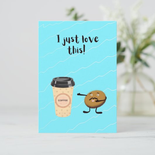 Cookie und Kaffee (Stehend Vorderseite)