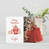 Cookie und Kakao | Frohe Weihnachten (Stehend Vorderseite)