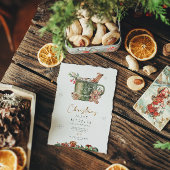 Cookie und Kakao Weihnachts-Party Einladung