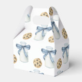 Cookie und Milch Geburtstagsparty Geschenkschachtel (Rückseite)