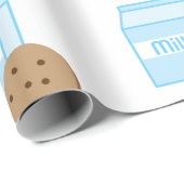 Cookie und Milch Geschenkpapier (Rolleneckpunkt)
