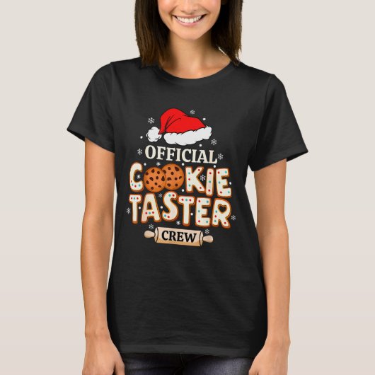 Cookie-Verkostungs-Team, Lustiges Weihnachts-Backt T-Shirt (Vorderseite)